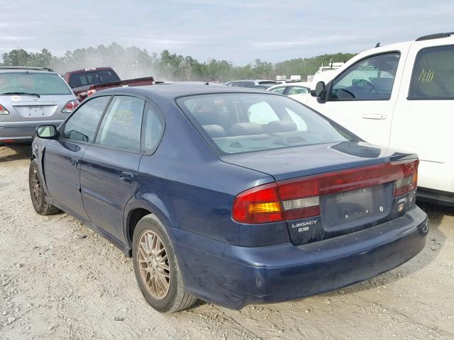 4S3BE635237207487 - 2003 SUBARU LEGACY L BLUE photo 3