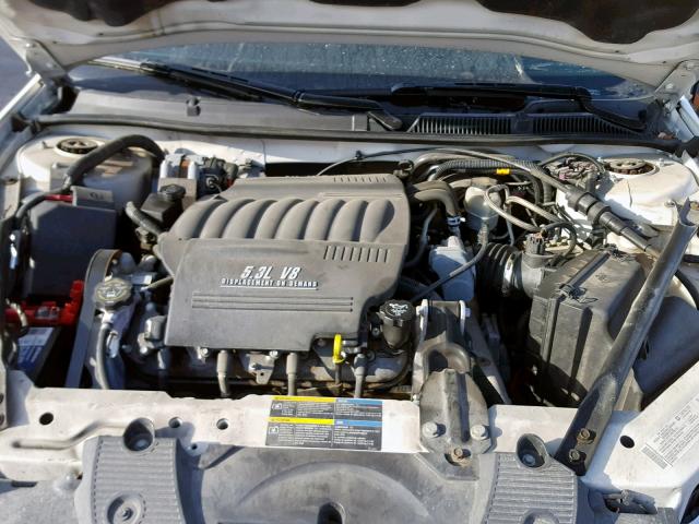 2G1WD58C769141567 - 2006 CHEVROLET IMPALA SUP Ақ фото 7