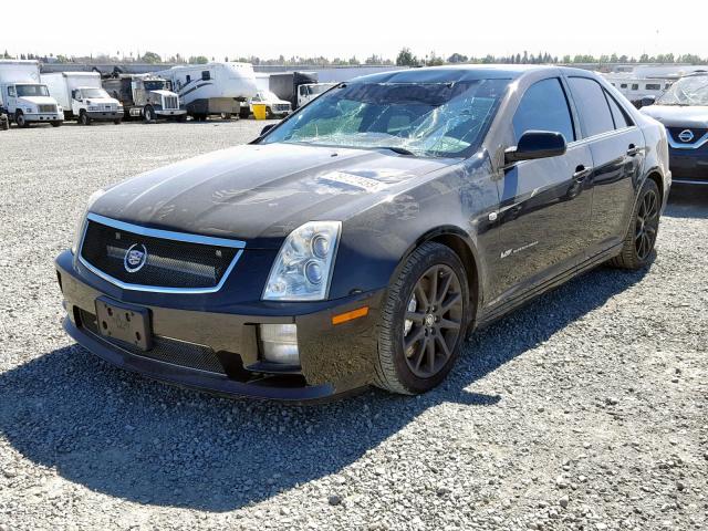 1G6DX67D160216377 - 2006 CADILLAC STS-V BLACK photo 2