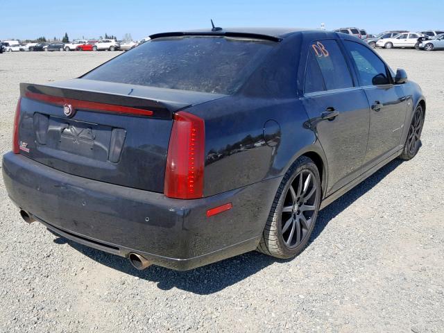 1G6DX67D160216377 - 2006 CADILLAC STS-V BLACK photo 4