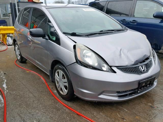 JHMGE8H21AC006313 - 2010 HONDA FIT GRAY photo 1