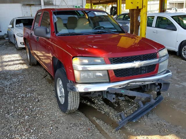 1GCCS138068277496 - 2006 CHEVROLET COLORADO RED photo 1