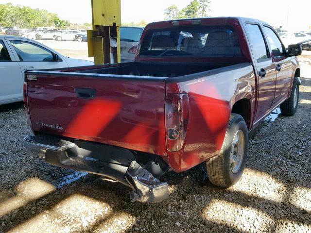 1GCCS138068277496 - 2006 CHEVROLET COLORADO RED photo 4