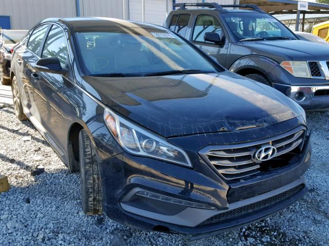 5NPE34AF5HH437837 - 2017 HYUNDAI SONATA SPO BLACK photo 1