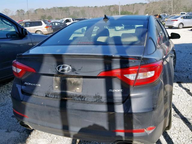 5NPE34AF5HH437837 - 2017 HYUNDAI SONATA SPO BLACK photo 4