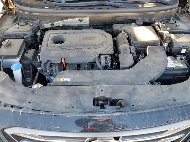 5NPE34AF5HH437837 - 2017 HYUNDAI SONATA SPO BLACK photo 7