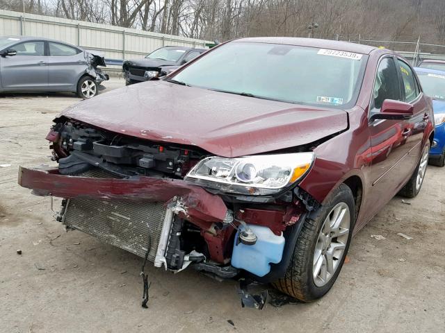 1G11C5SL1FF258137 - 2015 CHEVROLET MALIBU 1LT 栗色 照片 2