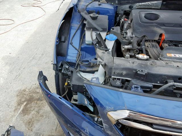 5NPE34AF5FH033854 - 2015 HYUNDAI SONATA SPO BLUE photo 9