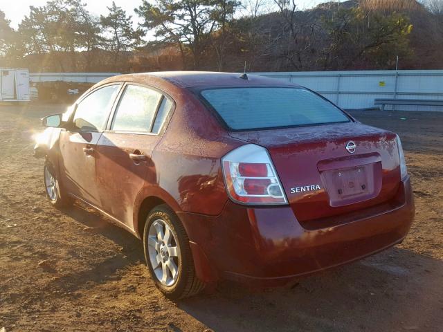 3N1AB61E48L659633 - 2008 NISSAN SENTRA 2.0 RED photo 3