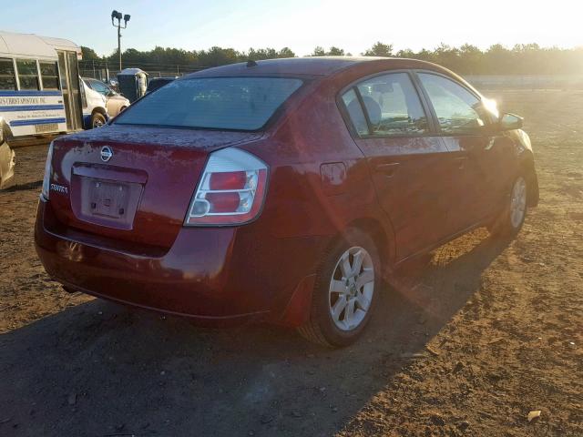 3N1AB61E48L659633 - 2008 NISSAN SENTRA 2.0 RED photo 4