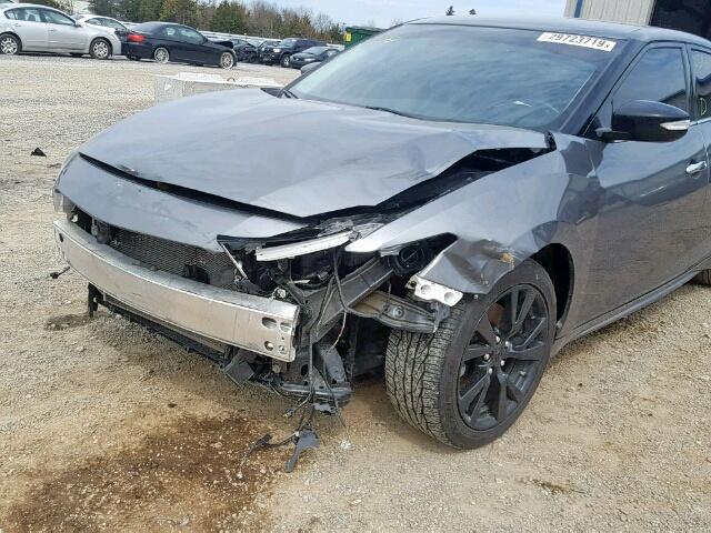 1N4AA6AP2HC381267 - 2017 NISSAN MAXIMA 3.5 CHARCOAL photo 9