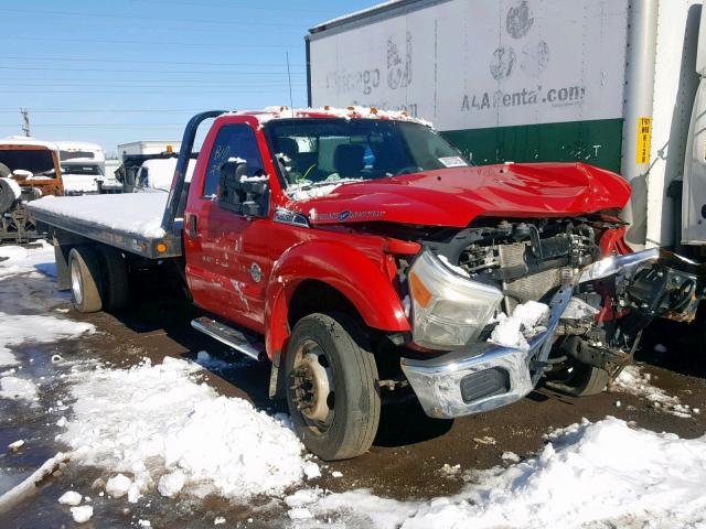 1FDUF5GT2FED59502 - 2015 FORD F550 SUPER RED photo 1