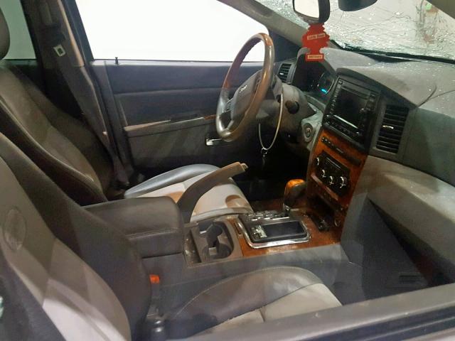 1J8HR68277C608388 - 2007 JEEP GRAND CHER SILVER photo 5