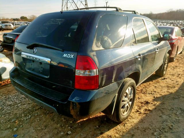 2HNYD18773H513609 - 2003 ACURA MDX TOURIN BLUE photo 4