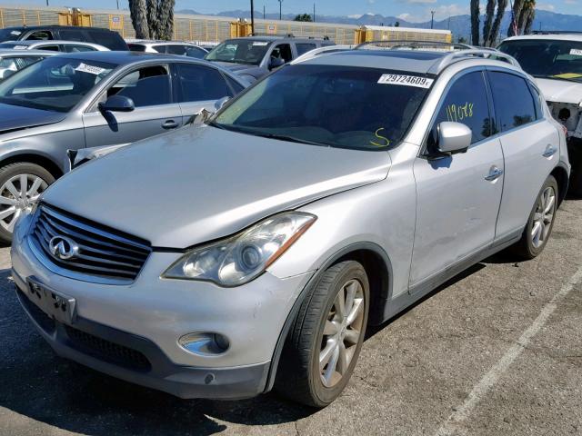 JN1AJ0HP0AM703498 - 2010 INFINITI EX35 BASE SILVER photo 2