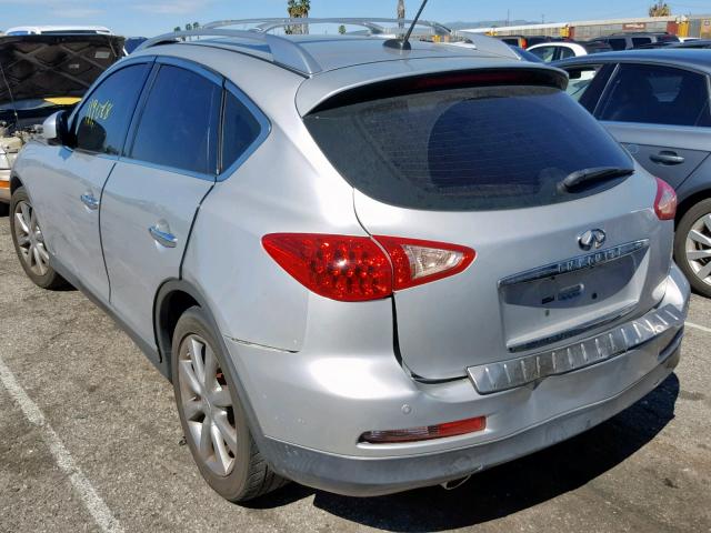 JN1AJ0HP0AM703498 - 2010 INFINITI EX35 BASE SILVER photo 3