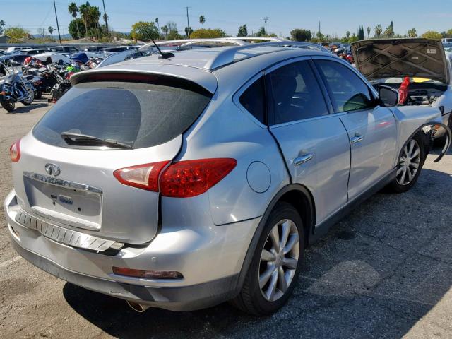JN1AJ0HP0AM703498 - 2010 INFINITI EX35 BASE SILVER photo 4