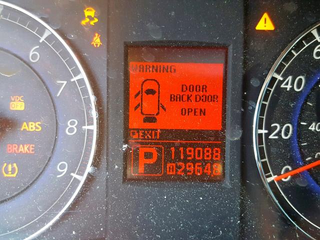 JN1AJ0HP0AM703498 - 2010 INFINITI EX35 BASE SILVER photo 8