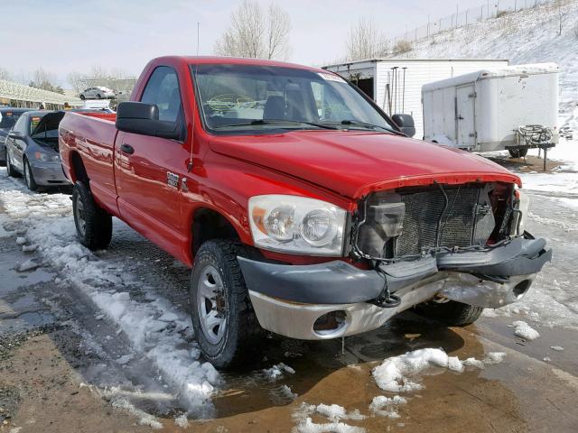 3D7KS26L29G535233 - 2009 DODGE RAM 2500 RED photo 1