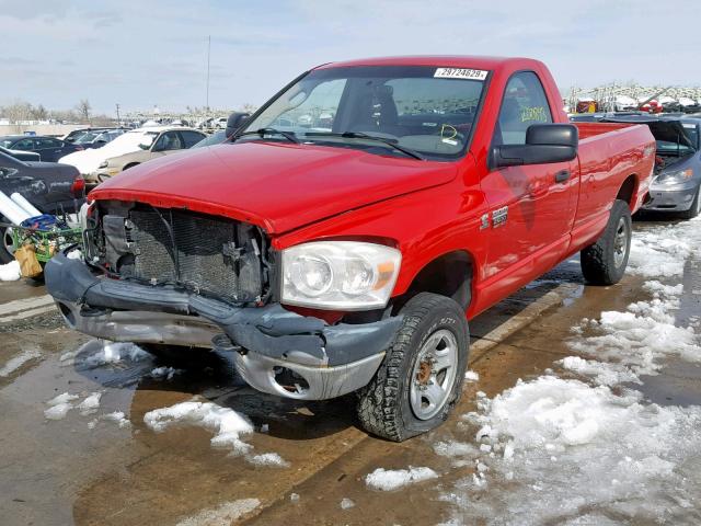 3D7KS26L29G535233 - 2009 DODGE RAM 2500 RED photo 2