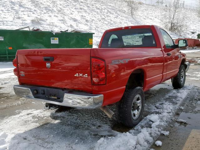 3D7KS26L29G535233 - 2009 DODGE RAM 2500 RED photo 4