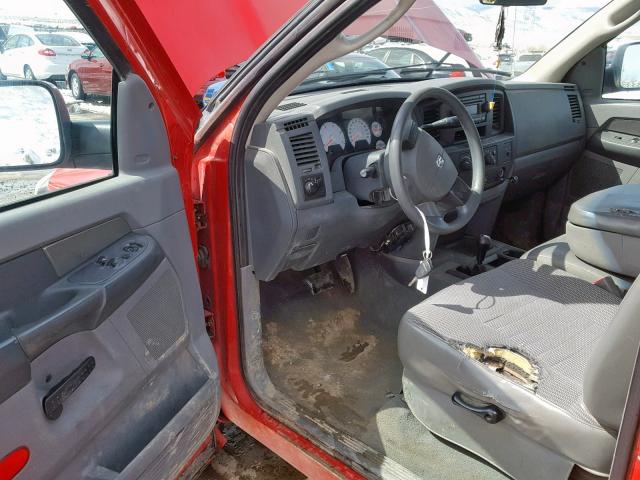 3D7KS26L29G535233 - 2009 DODGE RAM 2500 RED photo 9