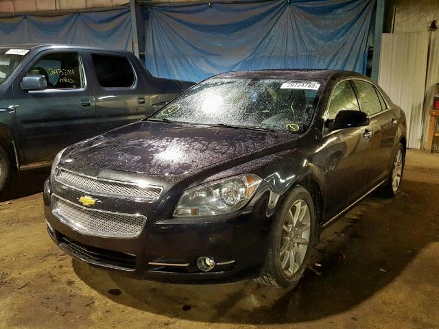 1G1ZE5E13BF163337 - 2011 CHEVROLET MALIBU LTZ შავი ფოტო 2