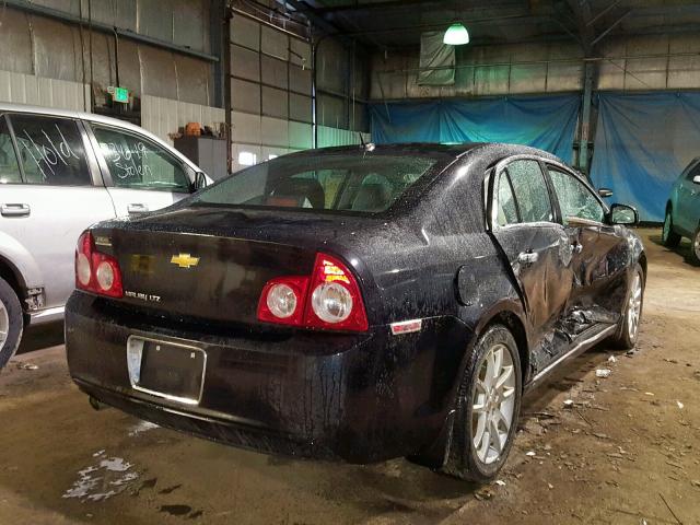 1G1ZE5E13BF163337 - 2011 CHEVROLET MALIBU LTZ შავი ფოტო 4
