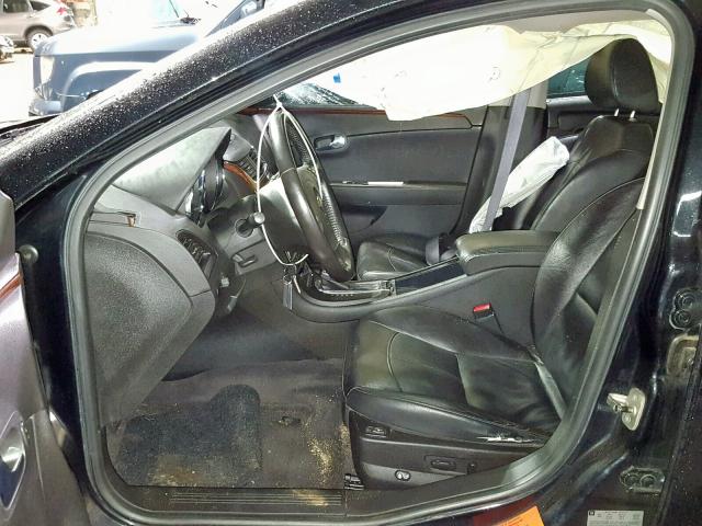 1G1ZE5E13BF163337 - 2011 CHEVROLET MALIBU LTZ შავი ფოტო 5