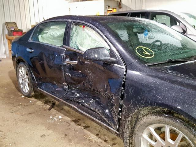 1G1ZE5E13BF163337 - 2011 CHEVROLET MALIBU LTZ შავი ფოტო 9