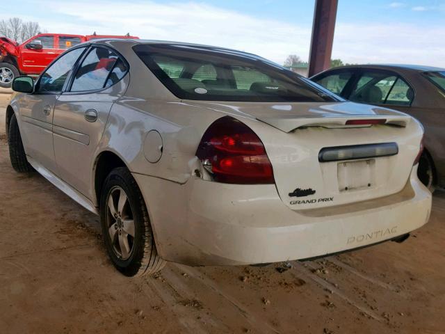 2G2WP522451341645 - 2005 PONTIAC GRAND PRIX WHITE photo 3