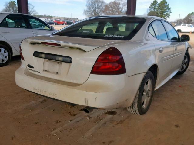 2G2WP522451341645 - 2005 PONTIAC GRAND PRIX WHITE photo 4