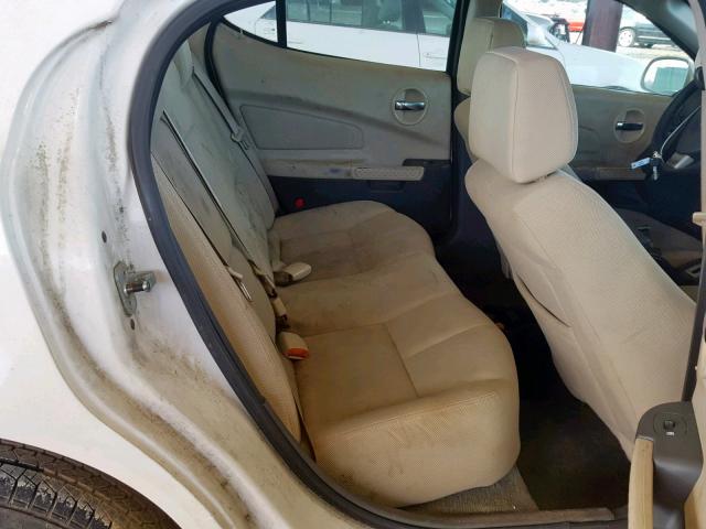 2G2WP522451341645 - 2005 PONTIAC GRAND PRIX WHITE photo 6