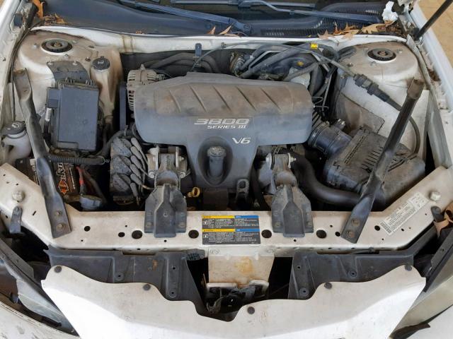 2G2WP522451341645 - 2005 PONTIAC GRAND PRIX WHITE photo 7