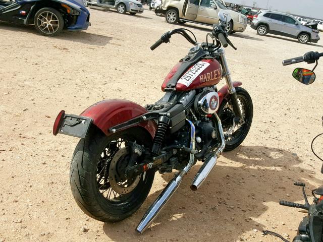 1HD1GX4127K318680 - 2007 HARLEY-DAVIDSON FXDBI RED photo 4