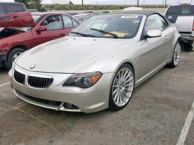 WBAEK73414B320099 - 2004 BMW 645 CI AUT BEIGE photo 2