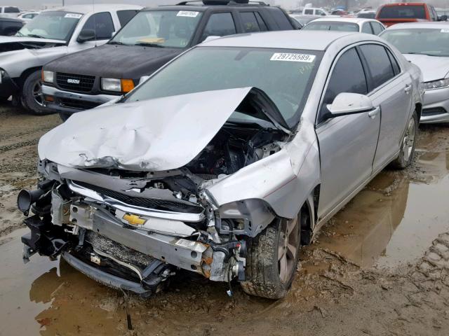 1G1ZJ57B394152264 - 2009 CHEVROLET MALIBU 2LT SILVER photo 2