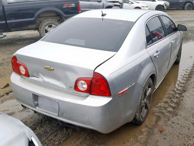 1G1ZJ57B394152264 - 2009 CHEVROLET MALIBU 2LT SILVER photo 4