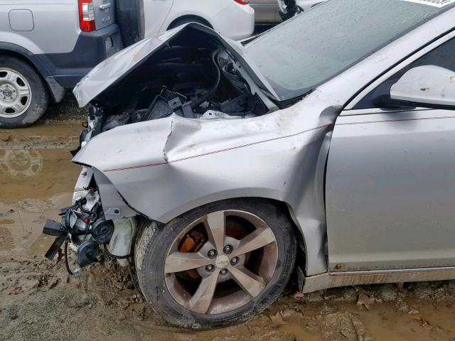 1G1ZJ57B394152264 - 2009 CHEVROLET MALIBU 2LT SILVER photo 9