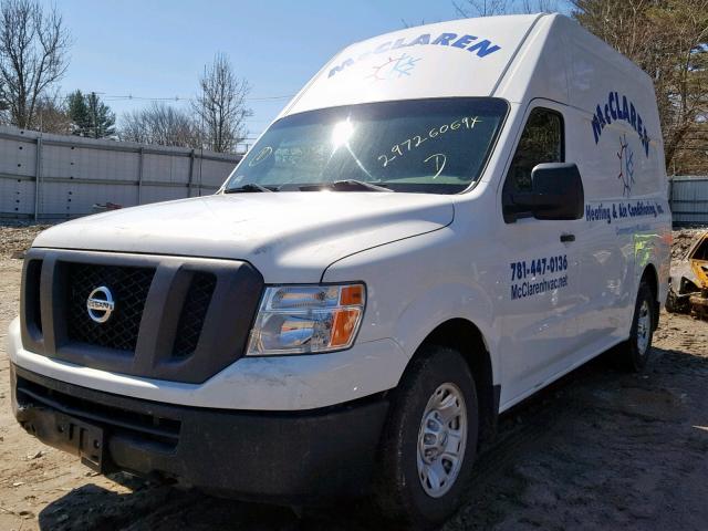 1N6AF0LY2DN111773 - 2013 NISSAN NV 2500 WHITE photo 2