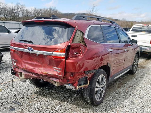 4S4WMARD3K3409309 - 2019 SUBARU ASCENT TOU RED photo 4