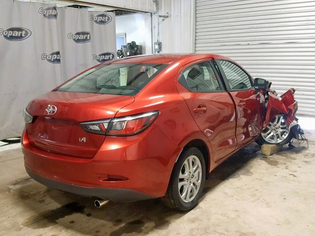 3MYDLBZV6GY124035 - 2016 TOYOTA SCION IA RED photo 4