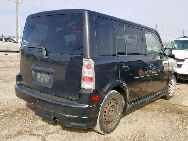 JTLKT334240141792 - 2004 TOYOTA SCION XB 黑色 照片 4
