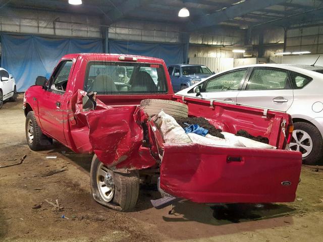 1FTYR10C3XUB14196 - 1999 FORD RANGER RED photo 3