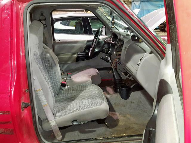 1FTYR10C3XUB14196 - 1999 FORD RANGER RED photo 5