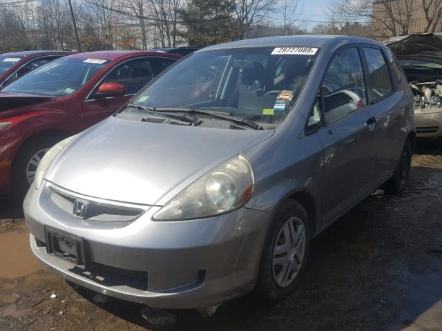 JHMGD38477S059264 - 2007 HONDA FIT GRAY photo 2