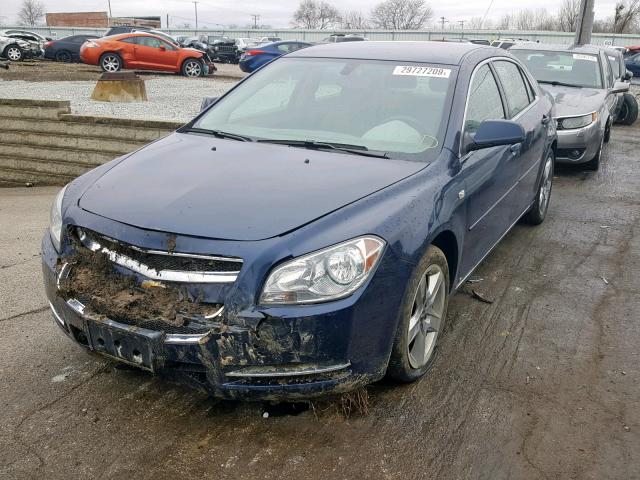 1G1ZH57B184251269 - 2008 CHEVROLET MALIBU 1LT ლურჯი ფოტო 2