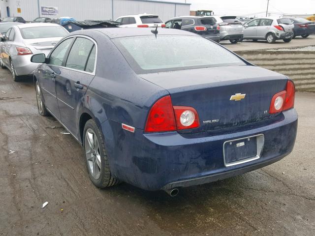 1G1ZH57B184251269 - 2008 CHEVROLET MALIBU 1LT ლურჯი ფოტო 3