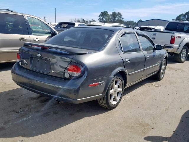 JN1CA31D11T621103 - 2001 NISSAN MAXIMA GXE GRAY photo 4