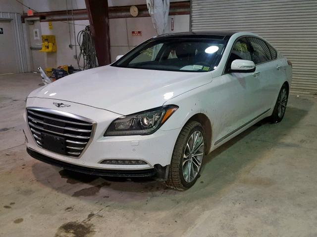 KMHGN4JE3HU168667 - 2017 GENESIS G80 BASE WHITE photo 2